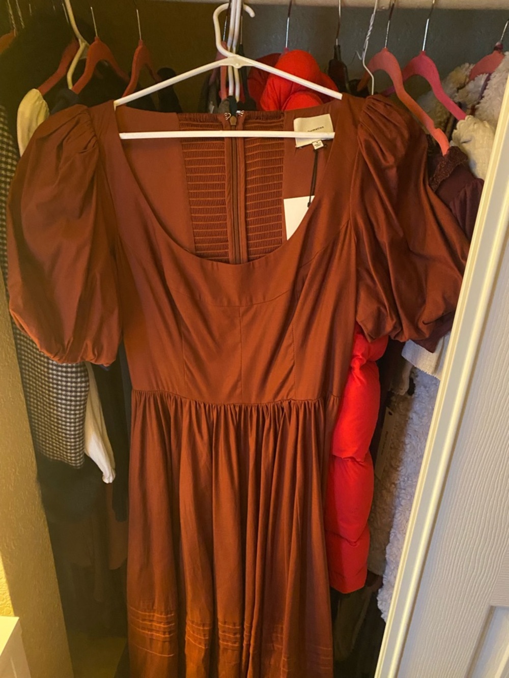 Reformation Everlyn Dress Fig Jam - Size 4 - Picture 8 of 13